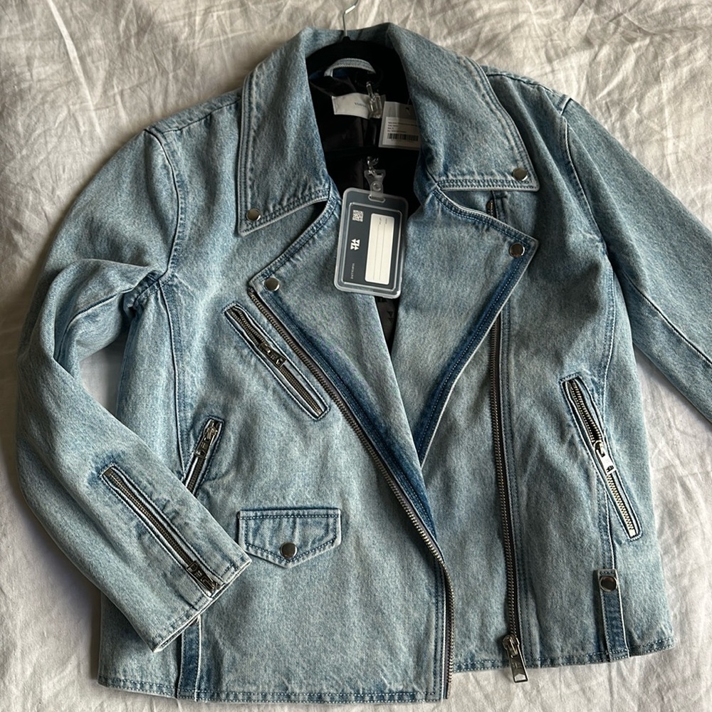 Viavia denim moto jacket